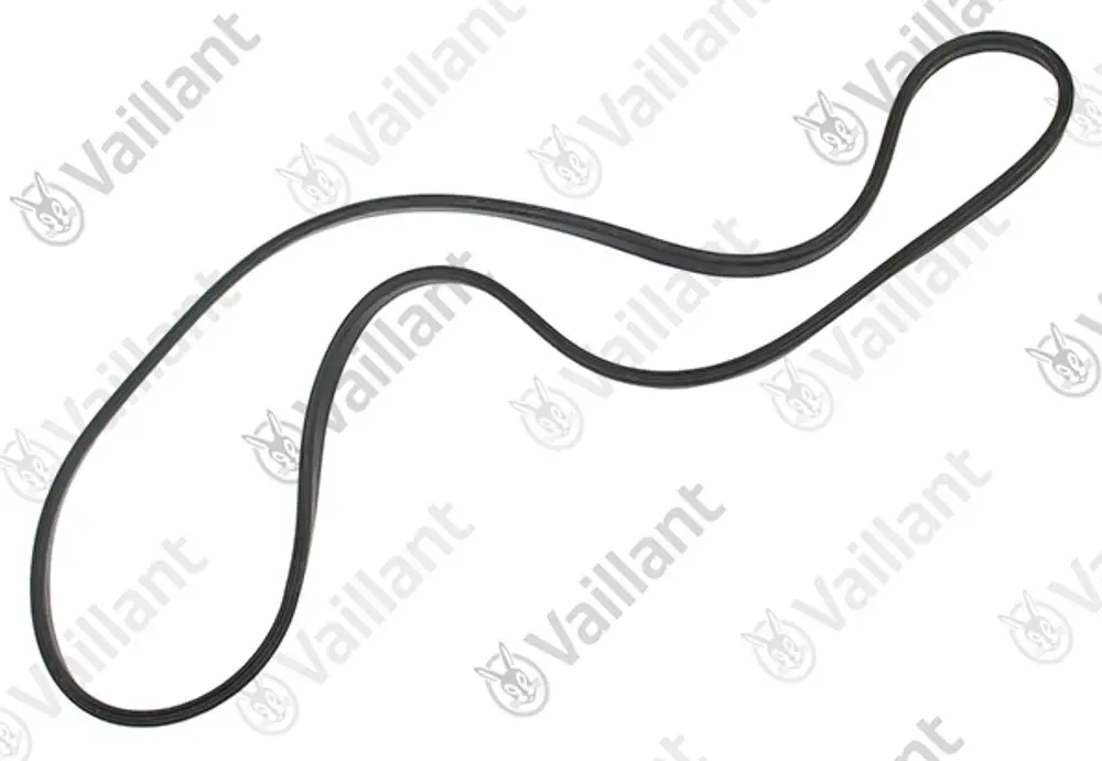 Gummidichtung von Vaillant in geschwungener Form, verwendet für den Kondensatablauf.